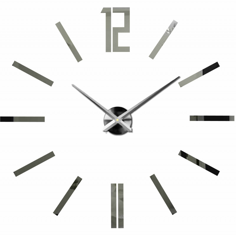 Stick-on wall clocks,luxury stent clocks,plastic clocks
