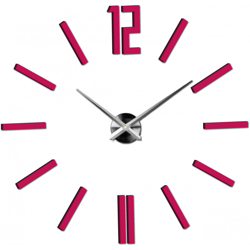 Stick-on wall clocks,luxury stent clocks,plastic clocks