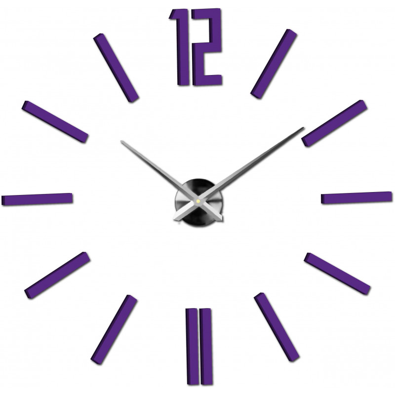 Stick-on wall clocks,luxury stent clocks,plastic clocks