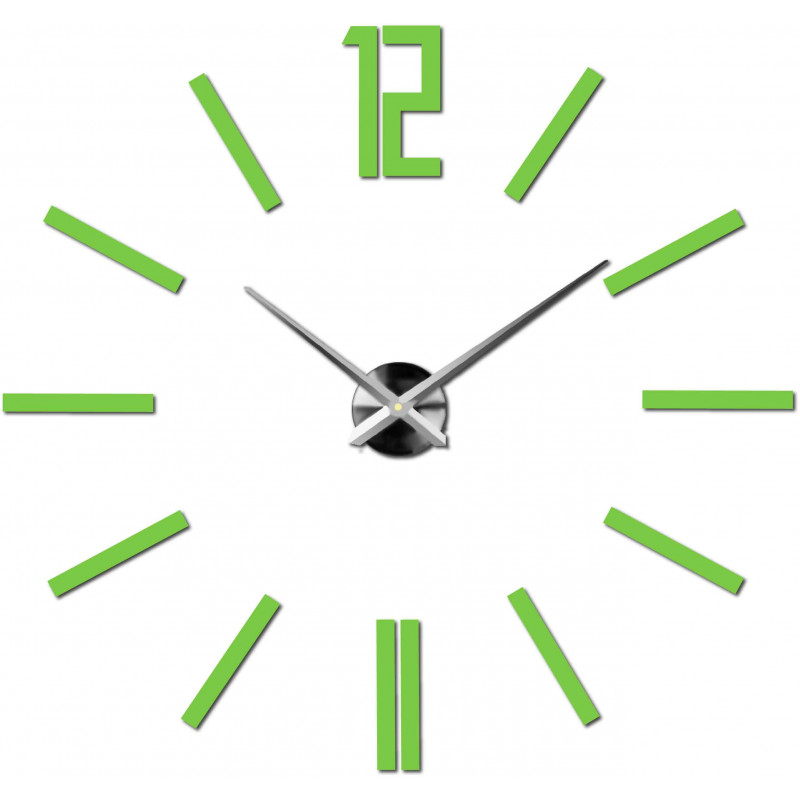 Stick-on wall clocks,luxury stent clocks,plastic clocks