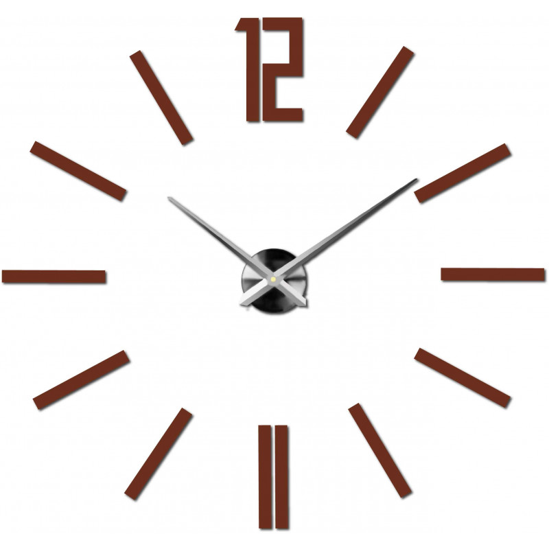 Stick-on wall clocks,luxury stent clocks,plastic clocks