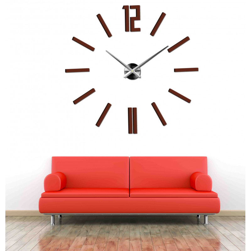 Stick-on wall clocks,luxury stent clocks,plastic clocks