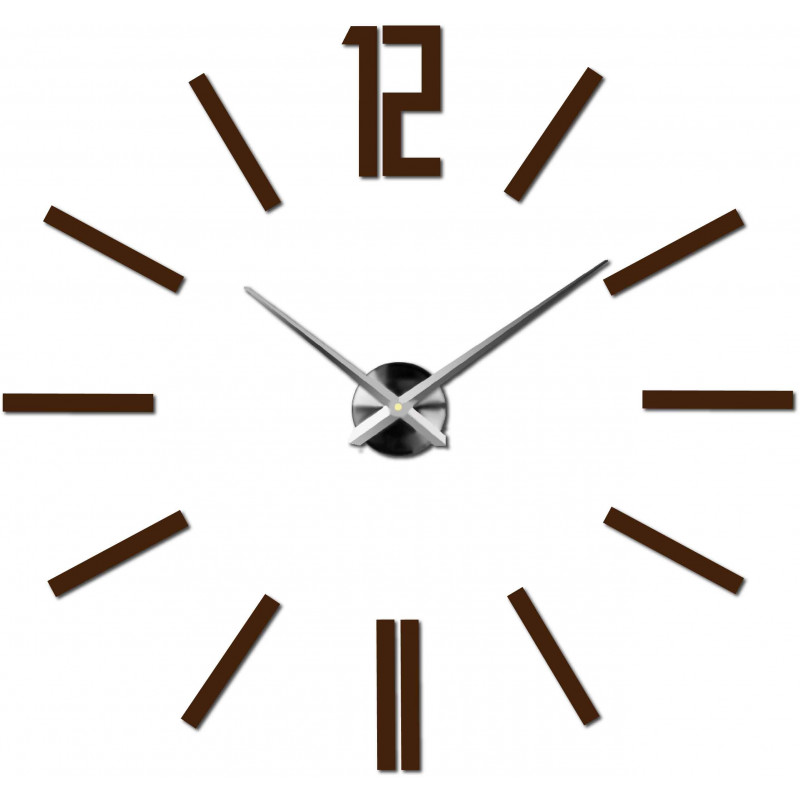 Stick-on wall clocks,luxury stent clocks,plastic clocks