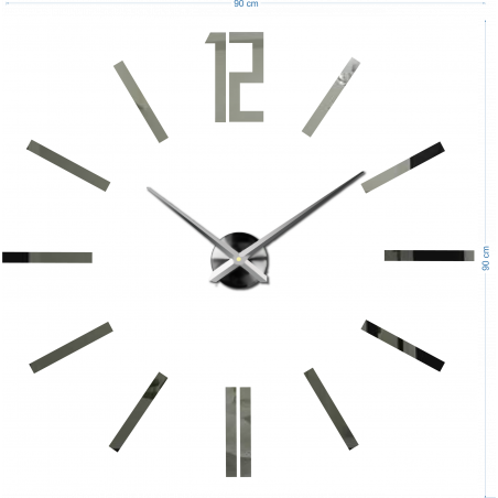 Dimensions of wall sticker clock, desing wall clock Dimensions of wall sticker clock, desing wall clock