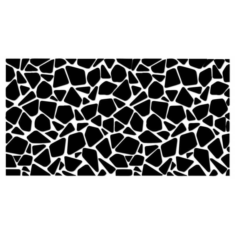 Modern decorative mirrors. Mirror and colored wall stickers, 3D stickers made of acrylic