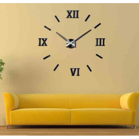 Stick-on wall clocks,luxury stent clocks,plastic clocks