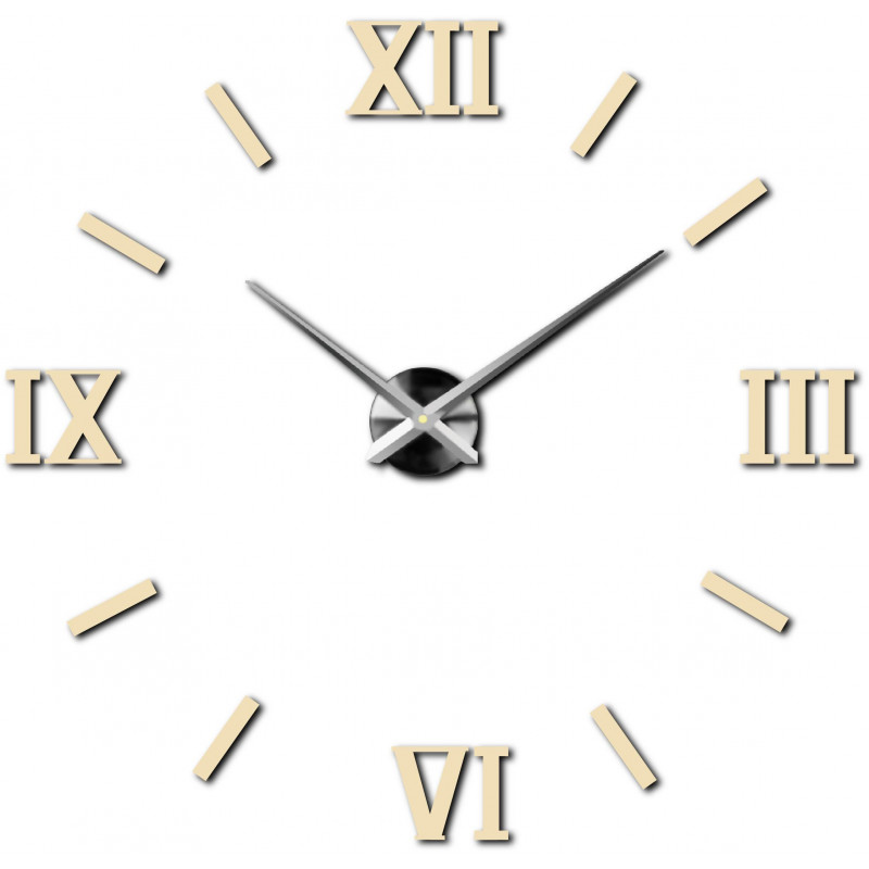 Stick-on wall clocks,luxury stent clocks,plastic clocks