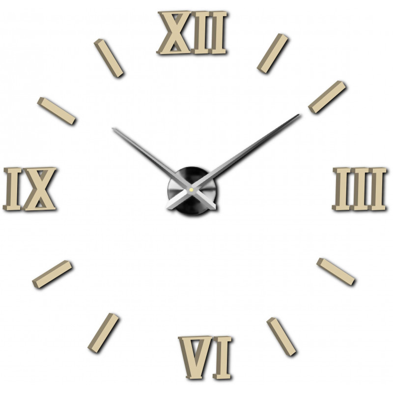 Stick-on wall clocks,luxury stent clocks,plastic clocks