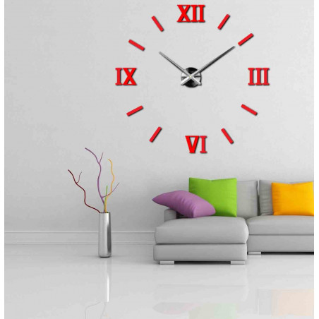 Stick-on wall clocks,luxury stent clocks,plastic clocks