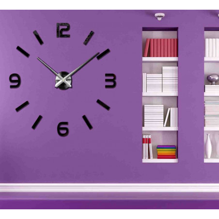 Adhesive wall clock, luxury wall clock, plastic clock