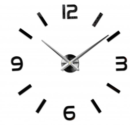 Adhesive wall clock, luxury wall clock, plastic clock
