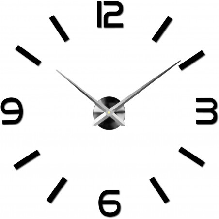 Adhesive wall clock, luxury wall clock, plastic clock
