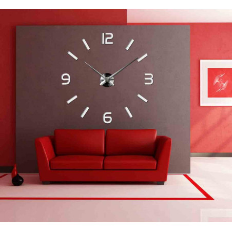 Adhesive wall clock, luxury wall clock, plastic clock