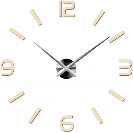 Adhesive wall clock, luxury wall clock, plastic clock