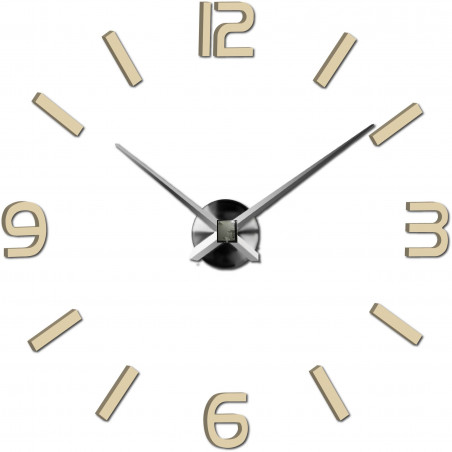 Adhesive wall clock, luxury wall clock, plastic clock