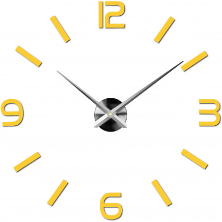 Adhesive wall clock, luxury wall clock, plastic clock