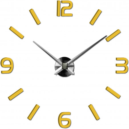Adhesive wall clock, luxury wall clock, plastic clock