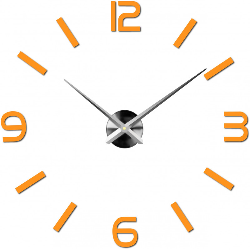 Adhesive wall clock, luxury wall clock, plastic clock