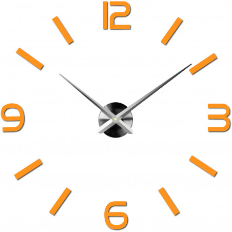 Adhesive wall clock, luxury wall clock, plastic clock