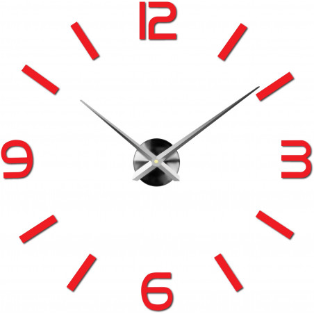 Adhesive wall clock, luxury wall clock, plastic clock