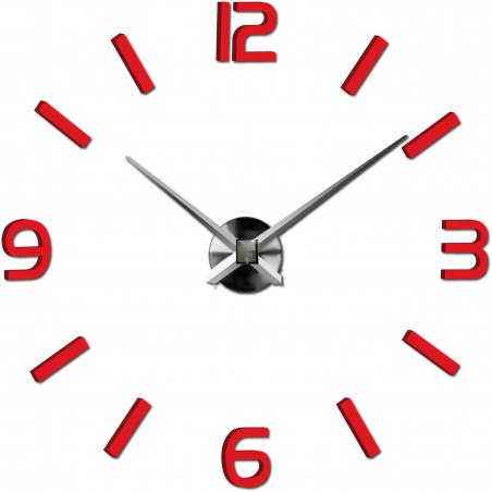 Adhesive wall clock, luxury wall clock, plastic clock