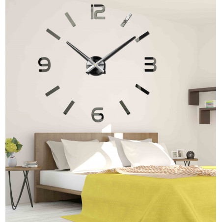 Adhesive wall clock, luxury wall clock, plastic clock