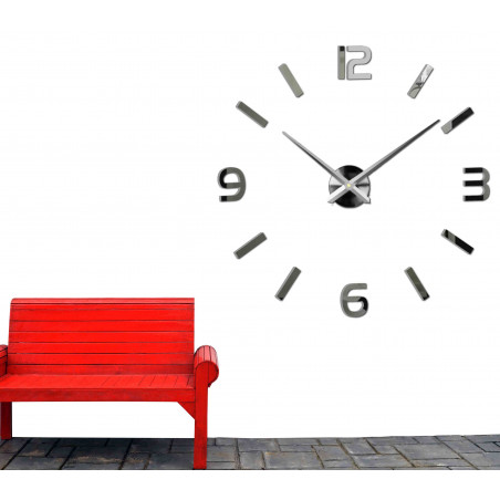 Adhesive wall clock, luxury wall clock, plastic clock