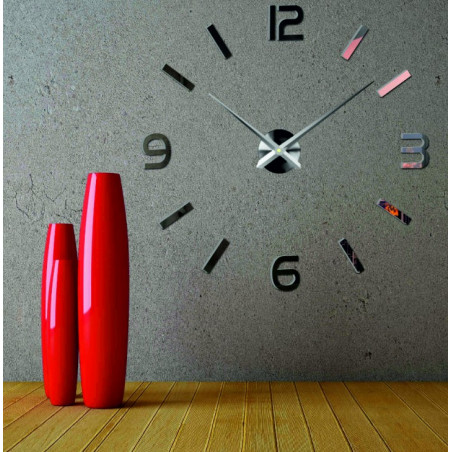 Adhesive wall clock, luxury wall clock, plastic clock
