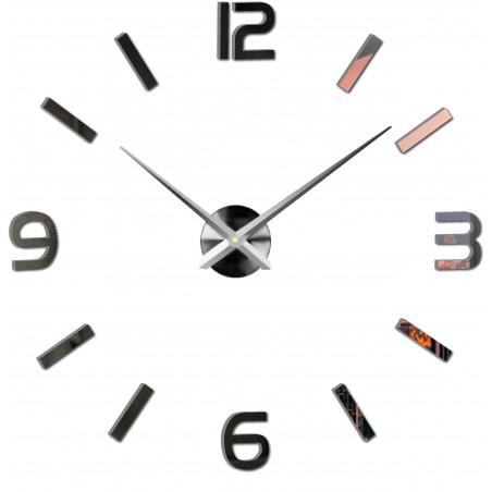 Adhesive wall clock, luxury wall clock, plastic clock
