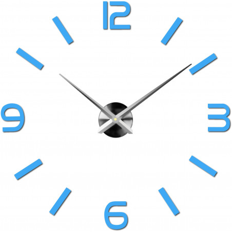 Adhesive wall clock, luxury wall clock, plastic clock