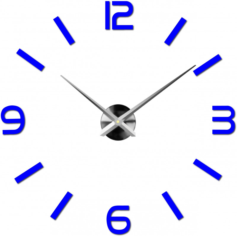 Adhesive wall clock, luxury wall clock, plastic clock