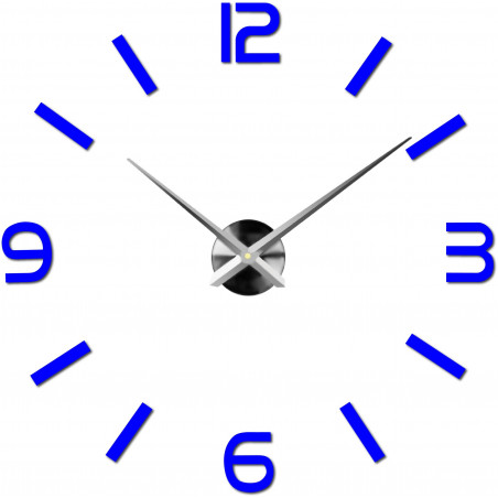 Adhesive wall clock, luxury wall clock, plastic clock