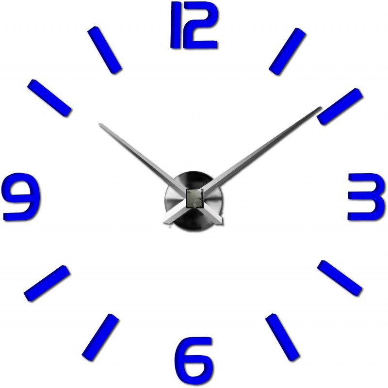 Adhesive wall clock, luxury wall clock, plastic clock