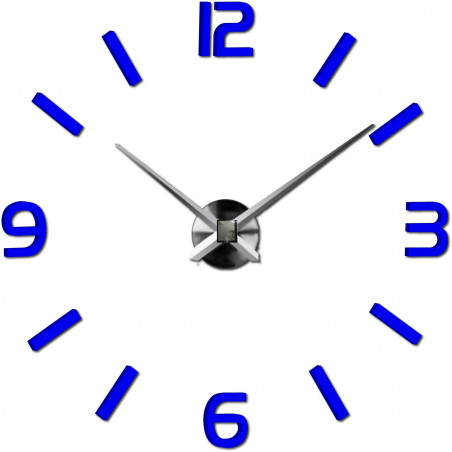 Adhesive wall clock, luxury wall clock, plastic clock