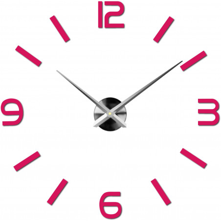 Adhesive wall clock, luxury wall clock, plastic clock