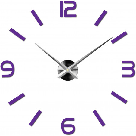 Adhesive wall clock, luxury wall clock, plastic clock