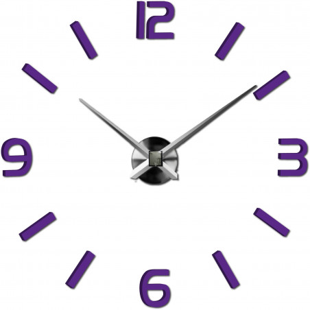 Adhesive wall clock, luxury wall clock, plastic clock