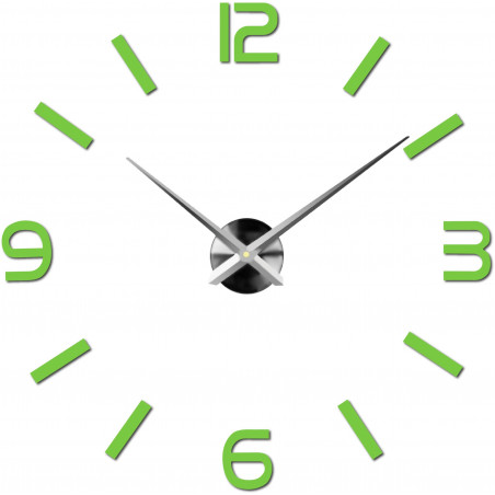 Adhesive wall clock, luxury wall clock, plastic clock