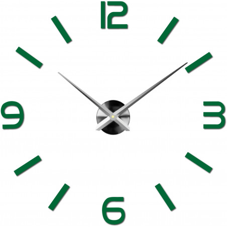 Adhesive wall clock, luxury wall clock, plastic clock