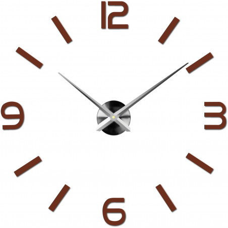 Adhesive wall clock, luxury wall clock, plastic clock
