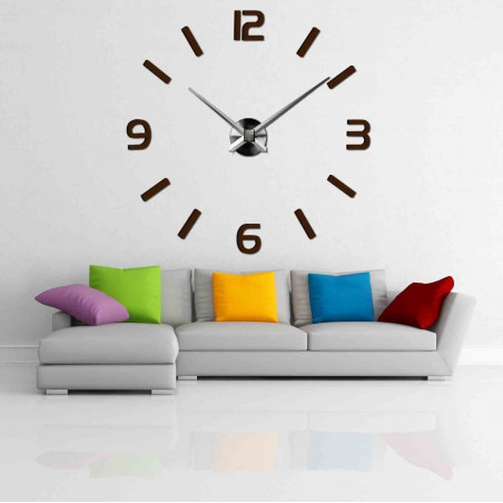 Adhesive wall clock, luxury wall clock, plastic clock
