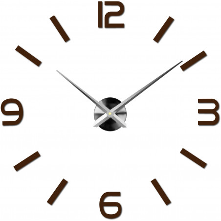 Adhesive wall clock, luxury wall clock, plastic clock
