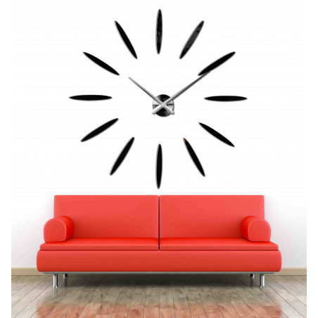 Stick-on wall clocks,luxury stent clocks,plastic clocks