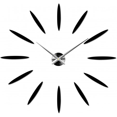 Stick-on wall clocks,luxury stent clocks,plastic clocks