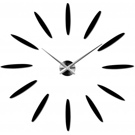 Stick-on wall clocks,luxury stent clocks,plastic clocks