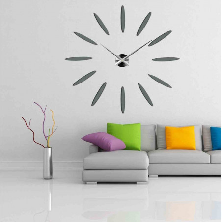 Stick-on wall clocks,luxury stent clocks,plastic clocks