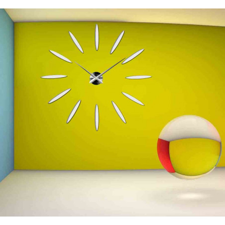 Stick-on wall clocks,luxury stent clocks,plastic clocks