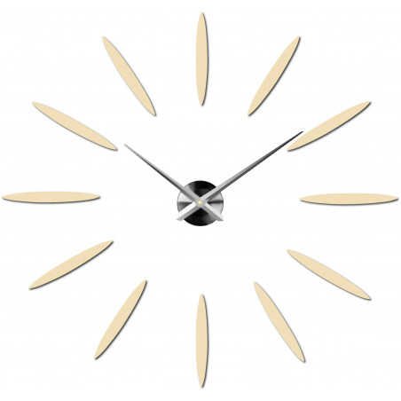 Stick-on wall clocks,luxury stent clocks,plastic clocks