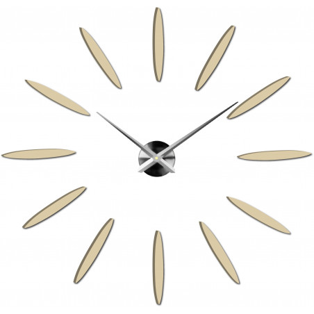 Stick-on wall clocks,luxury stent clocks,plastic clocks