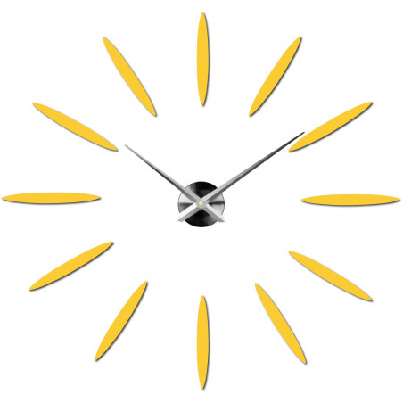 Stick-on wall clocks,luxury stent clocks,plastic clocks